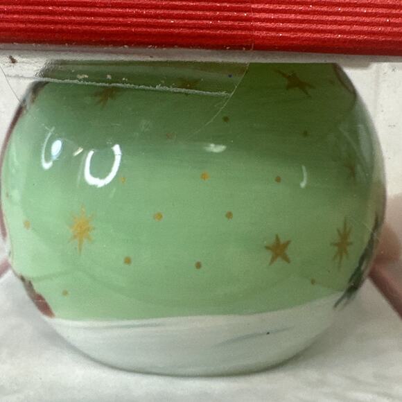 Santa 2021 Li Bien Christmas wishes Ornament Inside Painted At Home Brand - Picture 2 of 8